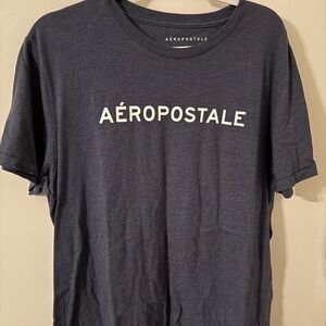 Aeropostale Men's Navy Blue Short Sleeve Tee